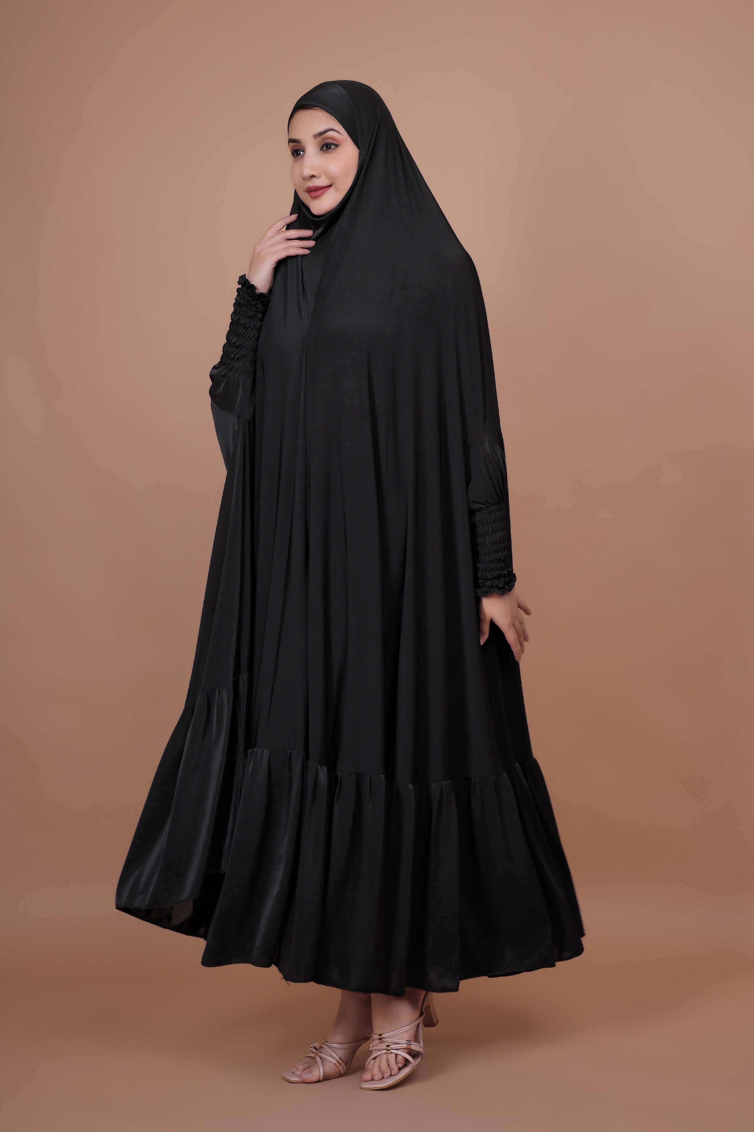 Khimar Or Prayer Makhana - Black