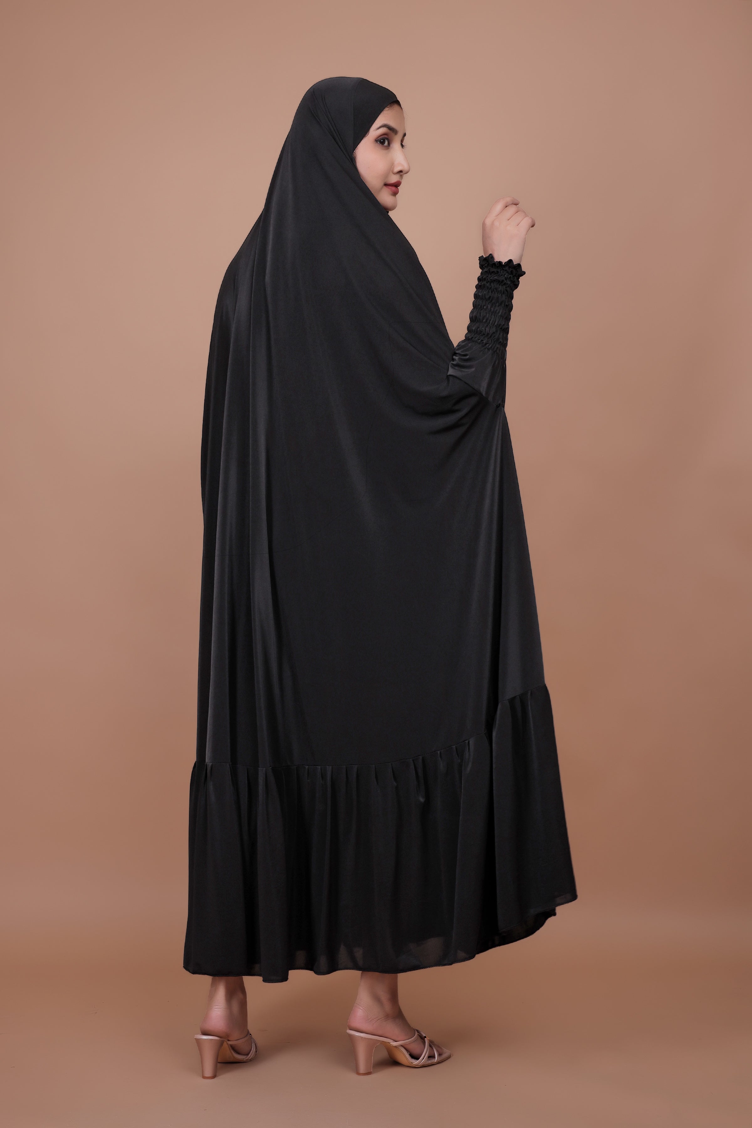 Khimar Or Prayer Makhana - Black
