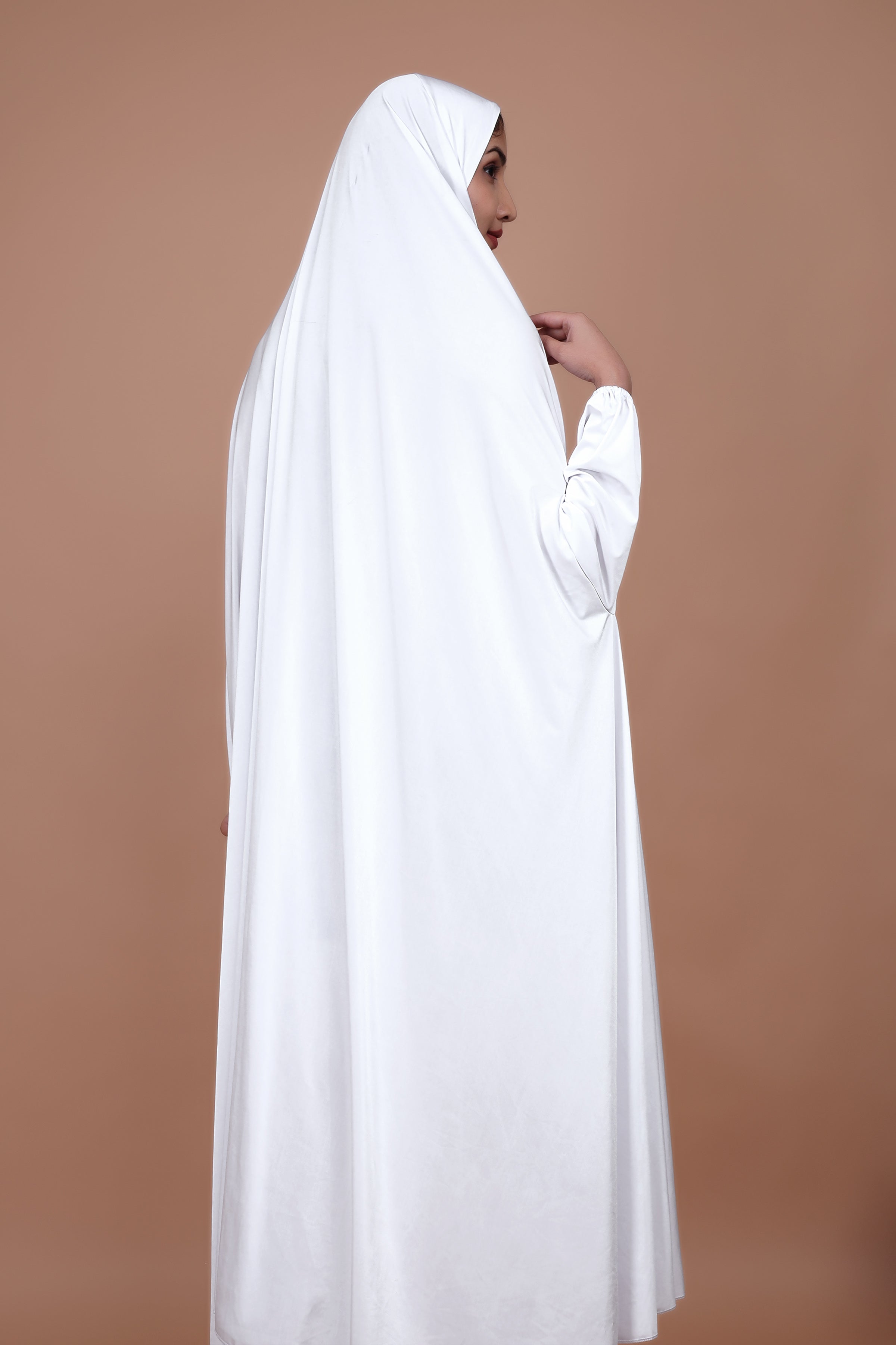 Khimar Or Prayer Makhana - White