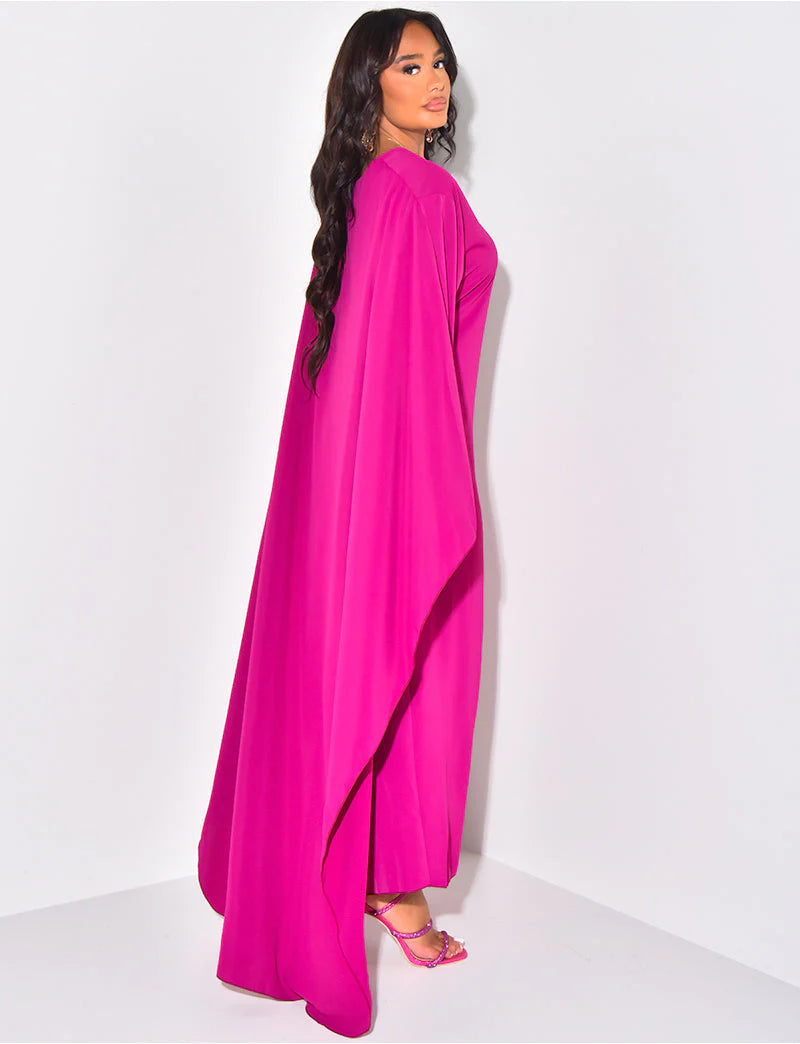 Classic Butterfly Abaya - Rose