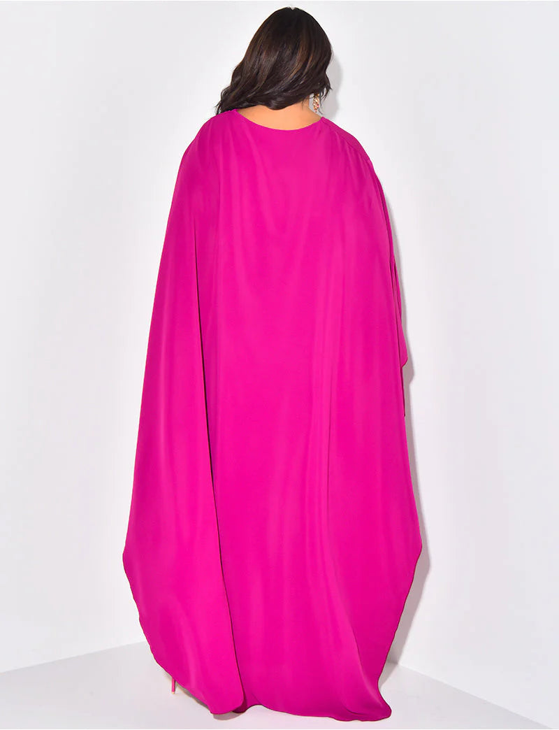 Classic Butterfly Abaya - Rose