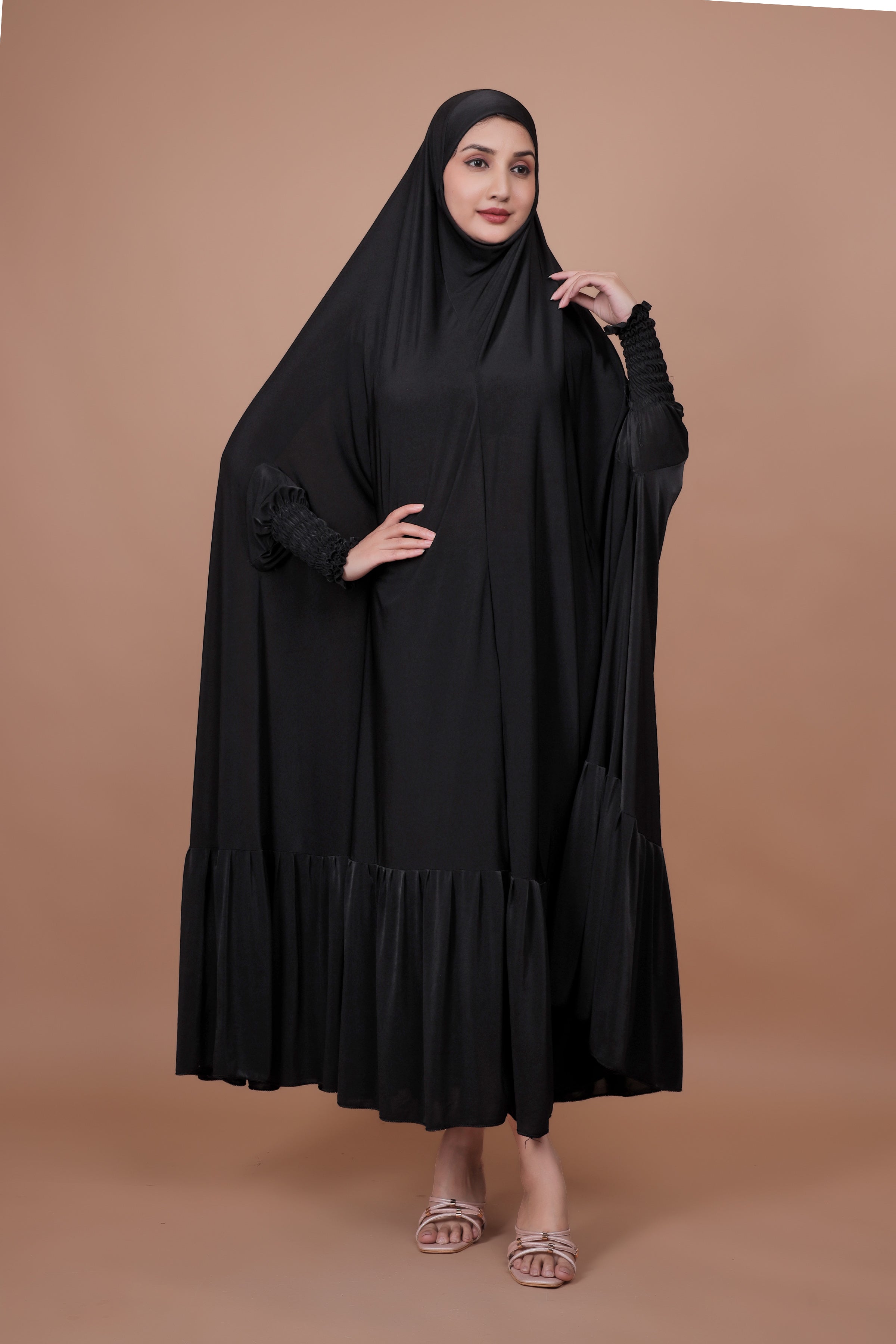 Khimar Or Prayer Makhana - Black