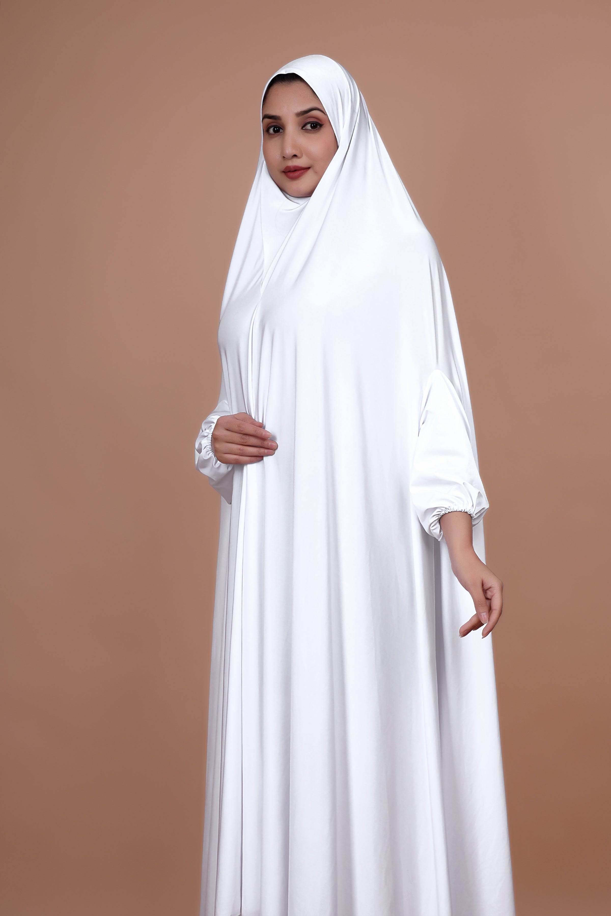 Khimar Or Prayer Makhana - White