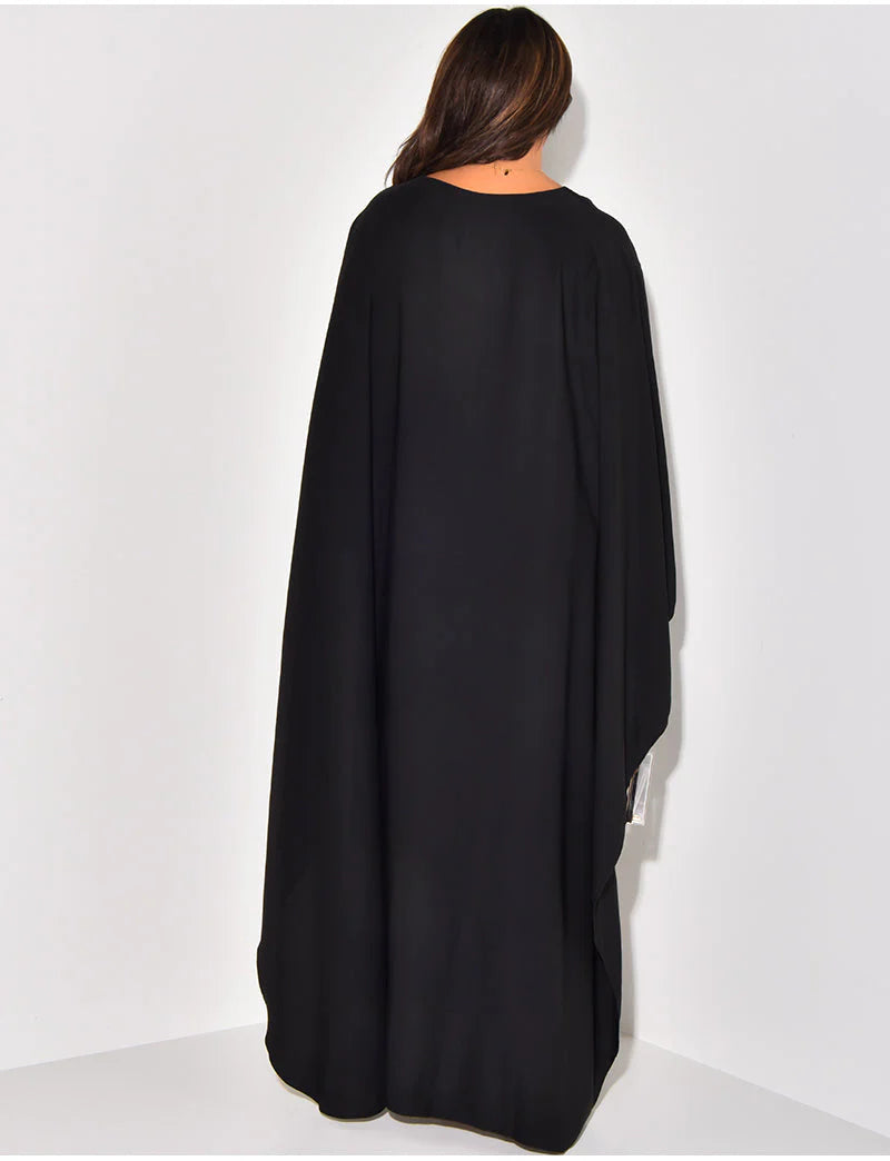 Classic Butterfly Abaya - Black