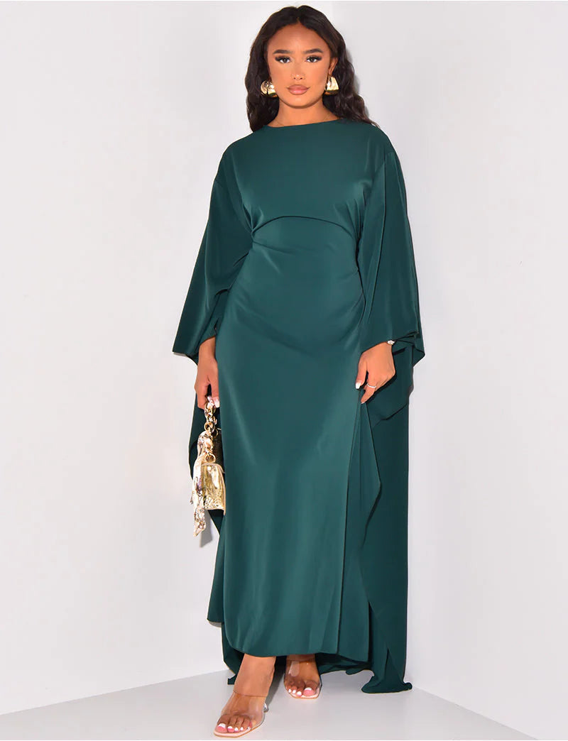 Classic Butterfly Abaya - Green
