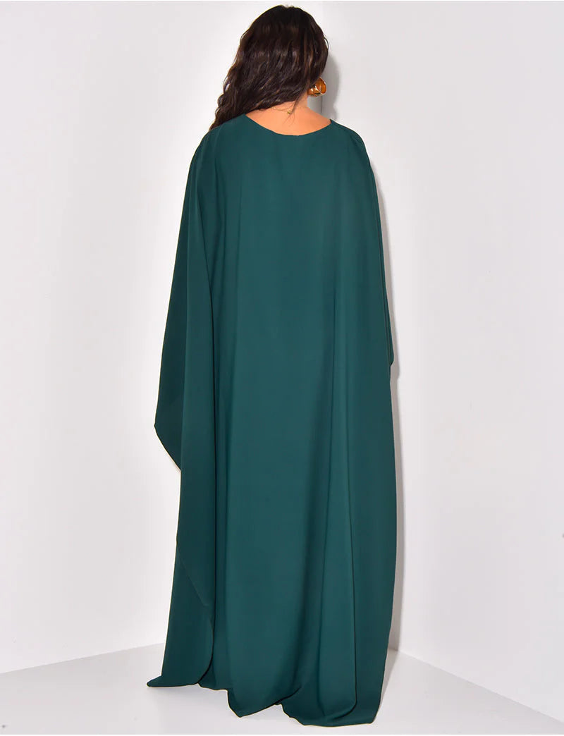Classic Butterfly Abaya - Green