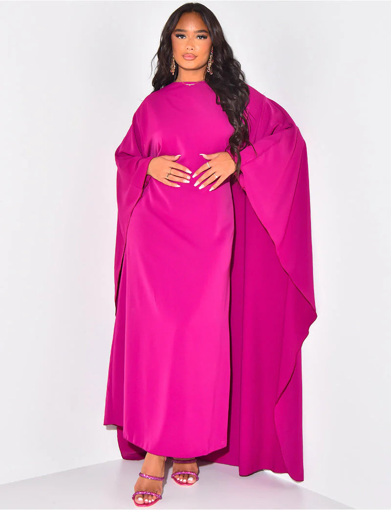 Classic Butterfly Abaya - Rose